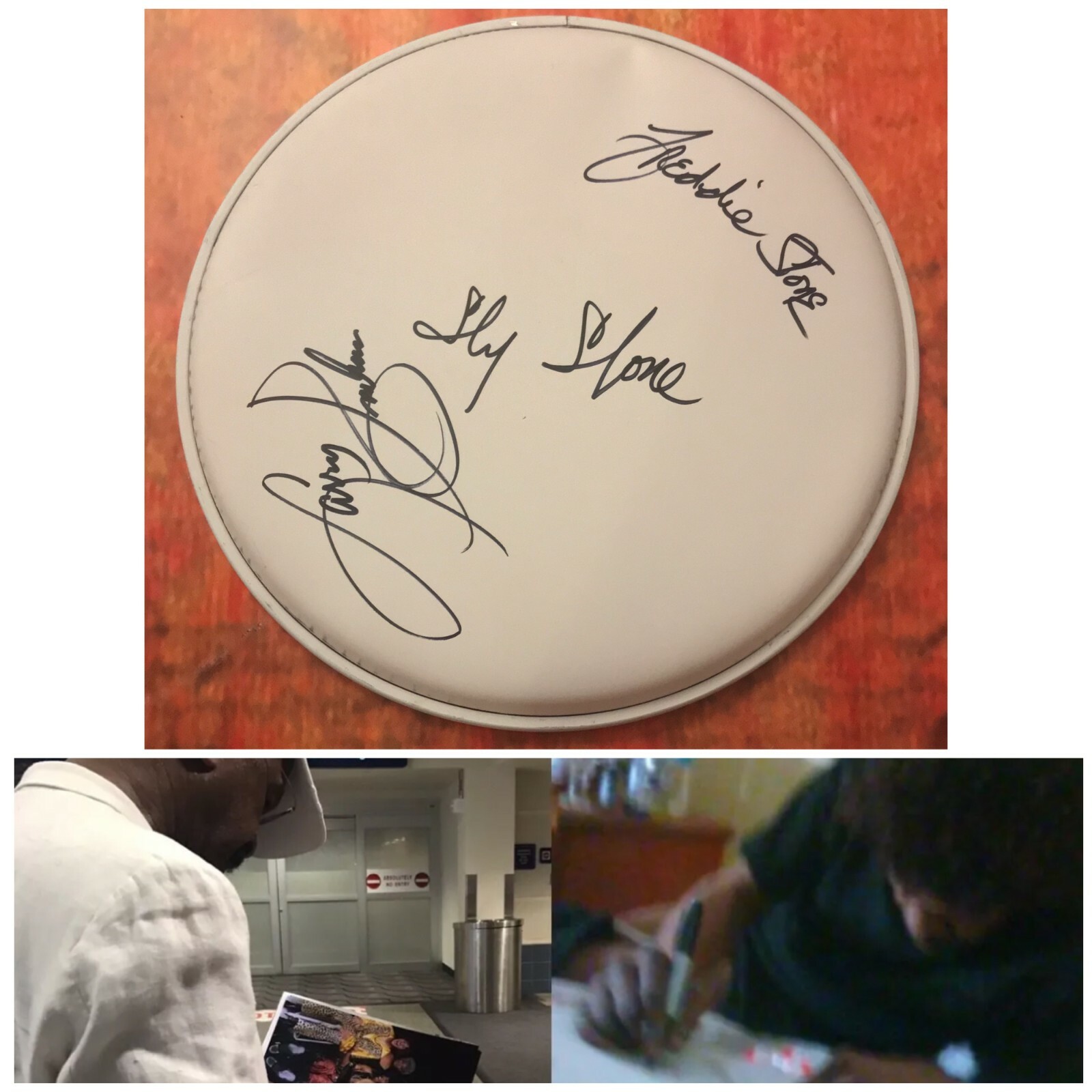 GFA Rare Band x3 * SLY AND THE FAMILY STONE * Signed 10