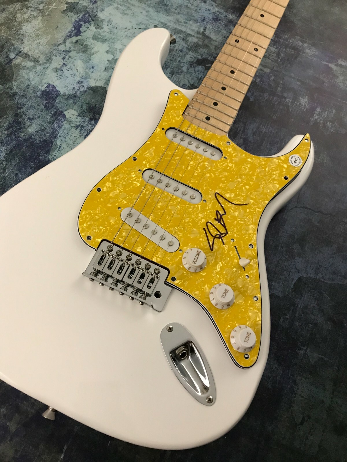 GFA Powerman 5000 Rock Star * SPIDER ONE * Signed Electric Guitar PROOF S4 COA