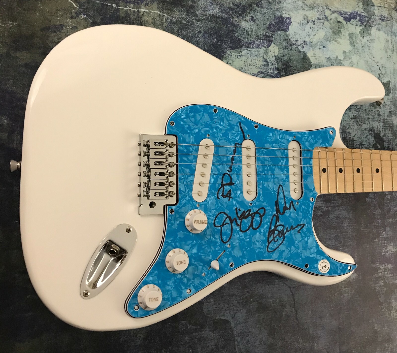 GFA Don Barnes, Jerry & Barry * 38 SPECIAL * Band Signed Electric Guitar D COA