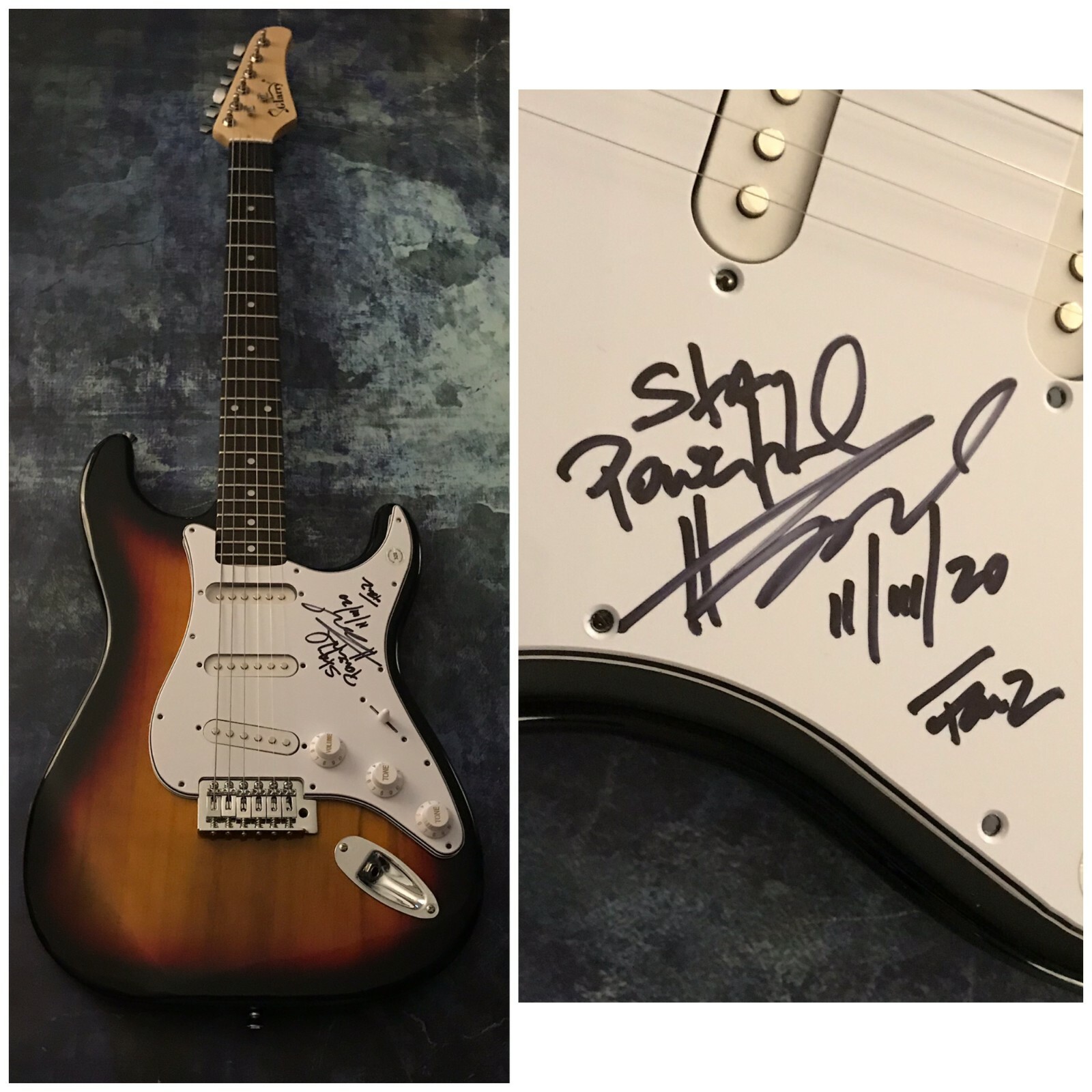 GFA Happy Days The Fonz * HENRY WINKLER * Signed Electric Guitar w/ Inscrip COA