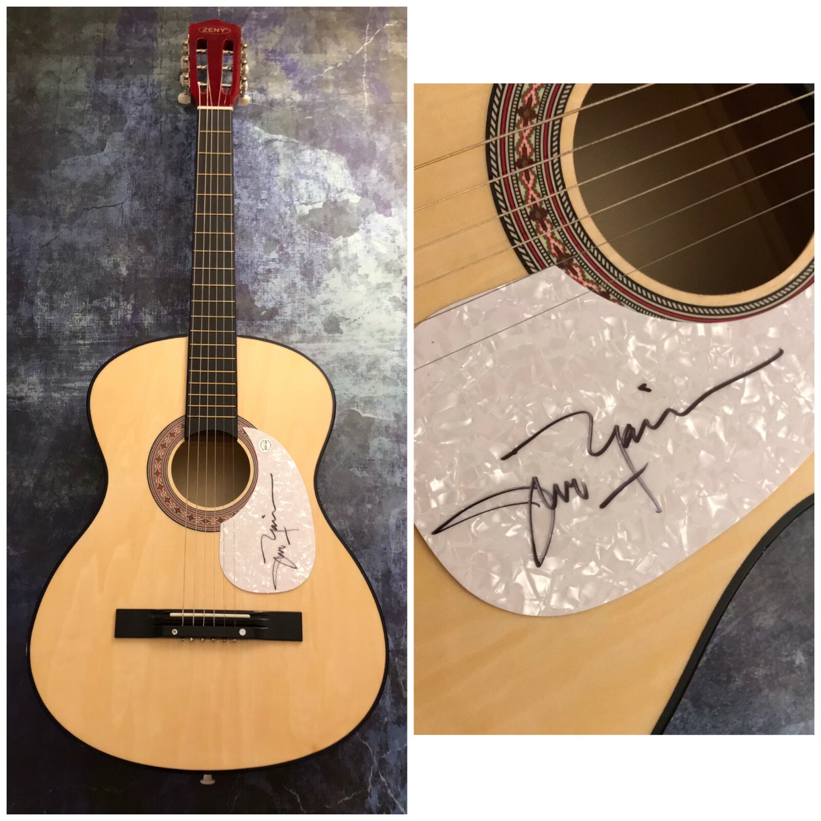GFA Talking Heads Guitarist * JERRY HARRISON * Signed Acoustic Guitar J4 COA