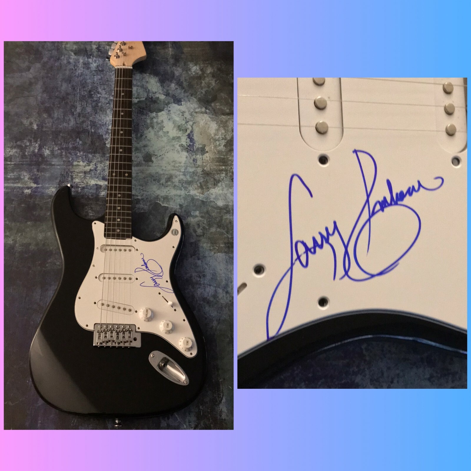 GFA Sly and the Family Stone * LARRY GRAHAM * Signed Electric Guitar COA