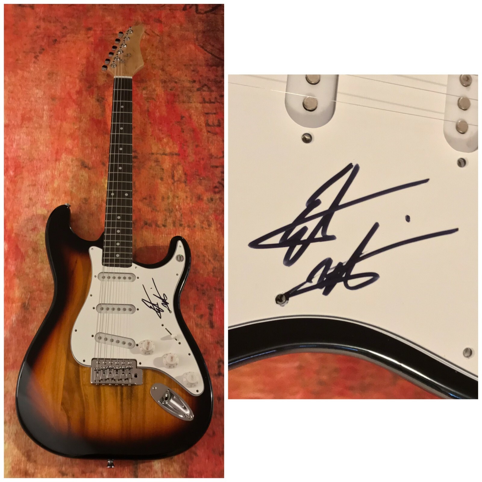 GFA Misguided Roses I'll Be * EDWIN McCAIN * Signed Electric Guitar E4 COA