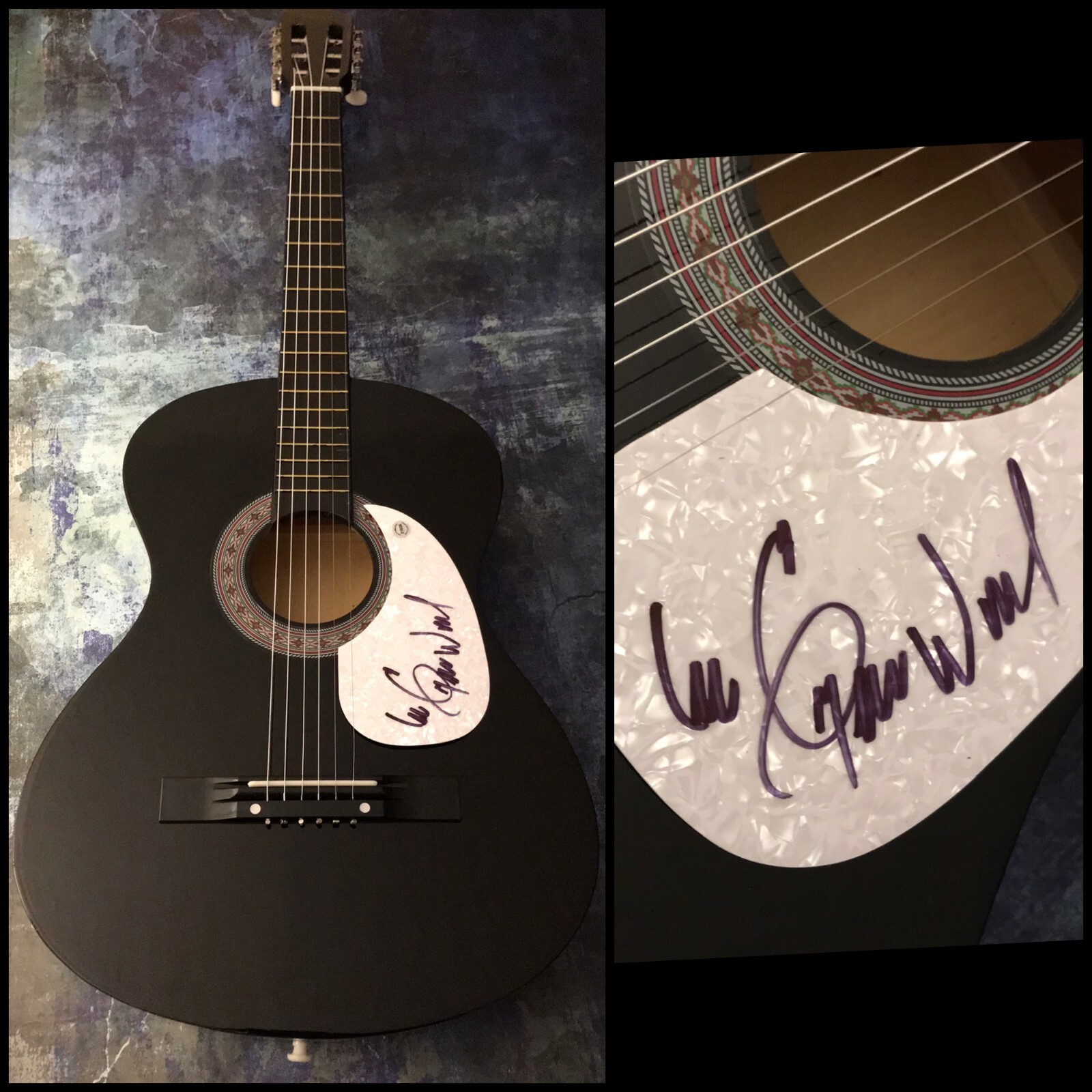GFA God Bless the U.S.A. Singer * LEE GREENWOOD * Signed Acoustic Guitar COA