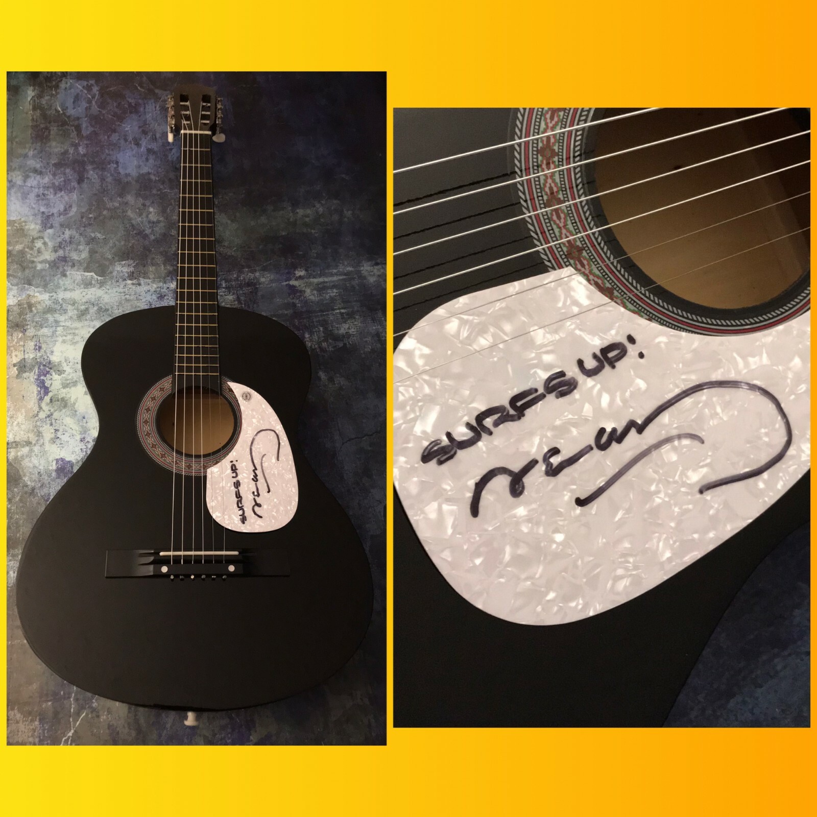 GFA Jan and Dean Band Star * DEAN TORRENCE * Signed Acoustic Guitar D1 COA