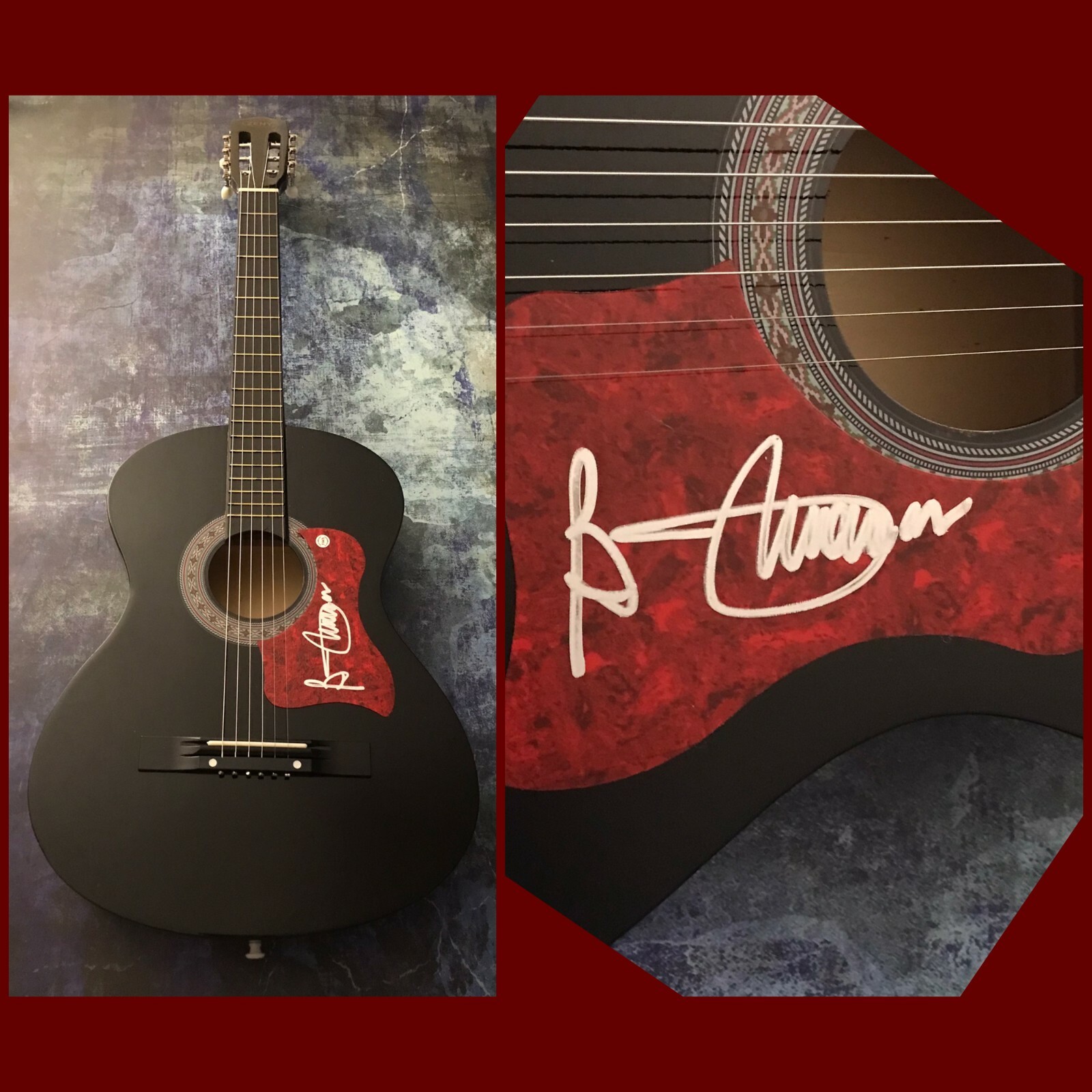 GFA Hooked on a Feeling * B.J. THOMAS * Signed Autograph Acoustic Guitar B1 COA