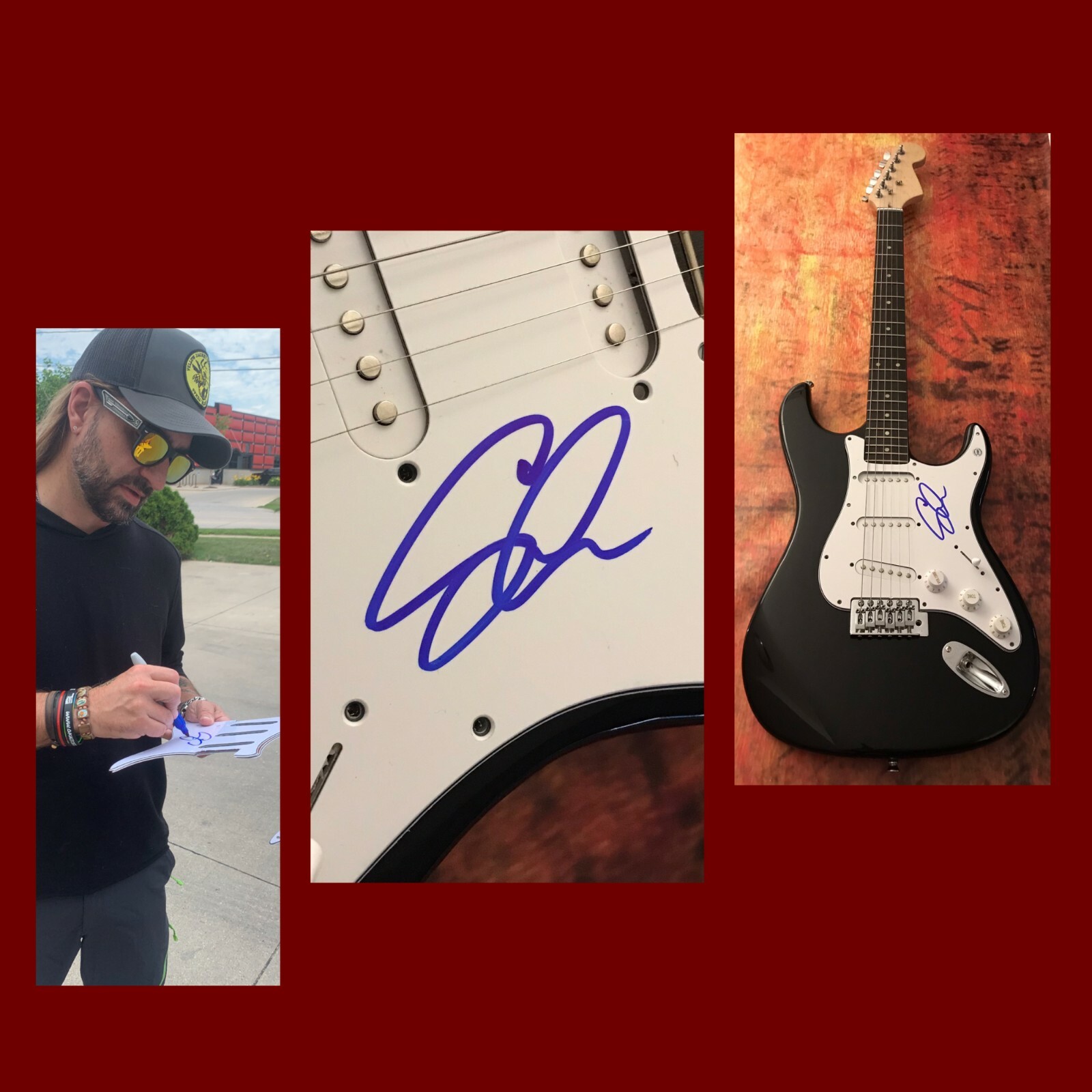 GFA and the Departed Star * CODY CANADA * Signed Electric Guitar PROOF C3 COA