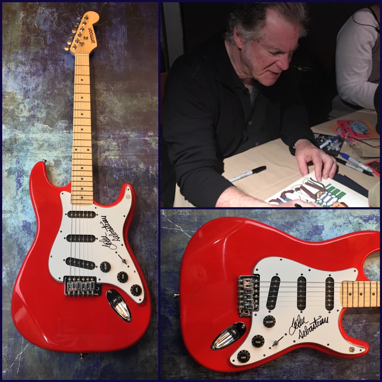 GFA The Lovin' Spoonful * JOHN SEBASTIAN * Signed Electric Guitar PROOF COA