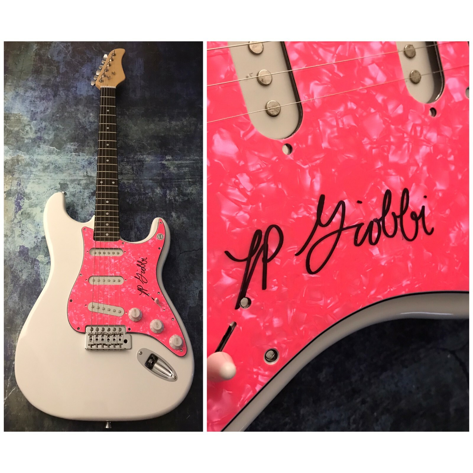 GFA Move Your Body Sexy Star * LP GIOBBI * Signed Electric Guitar L1 COA