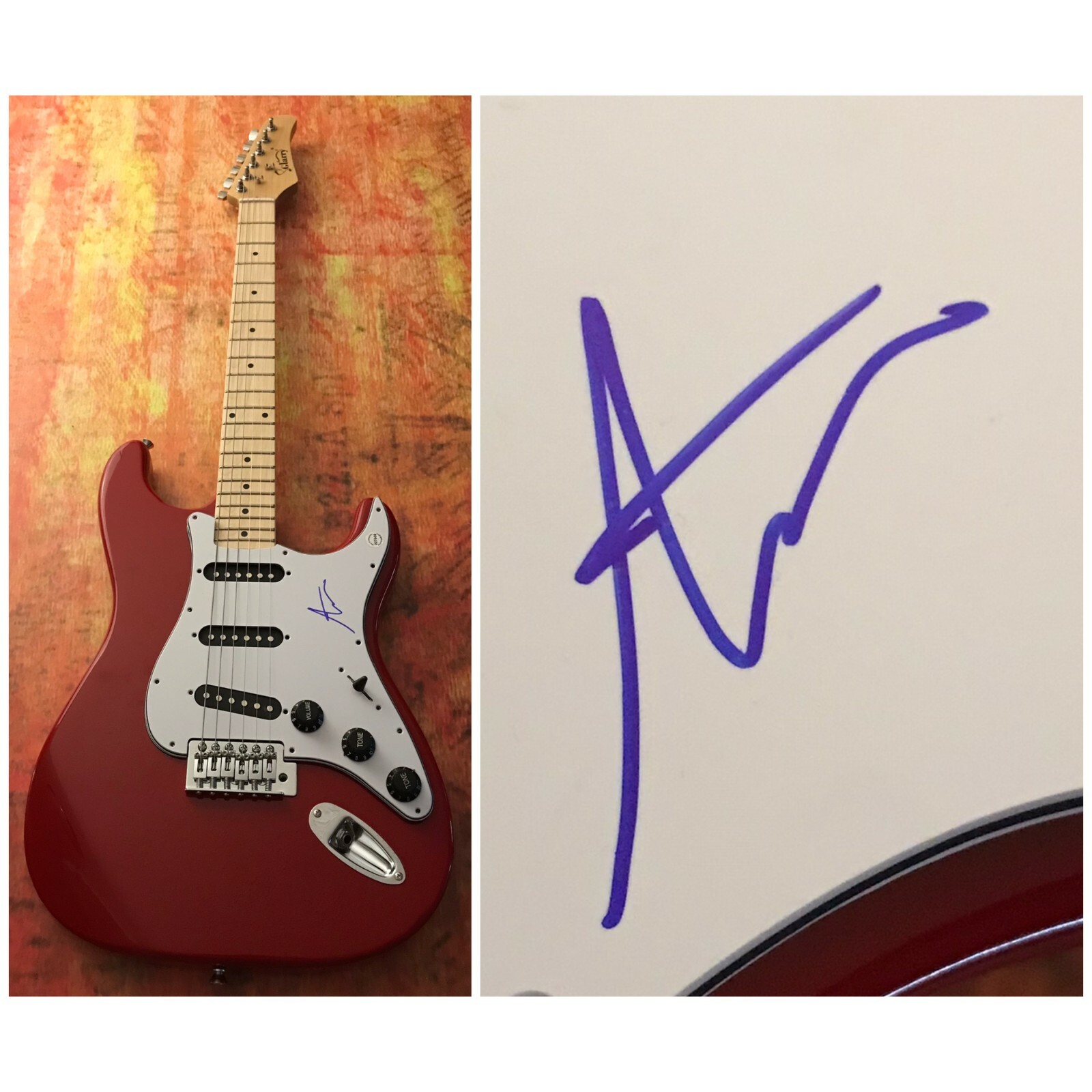 GFA Moral of the Story Sexy Star * ASHE * Signed Electric Guitar PROOF A3 COA