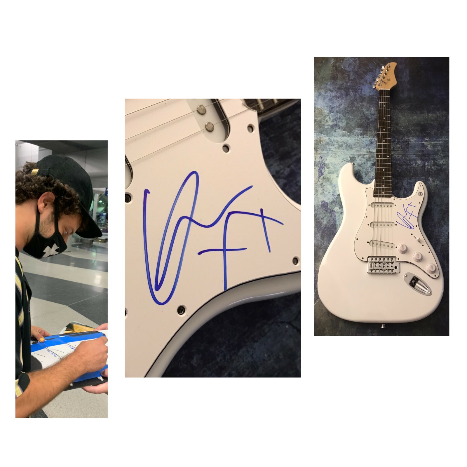 GFA Blood // Water & Darkside * GRANDSON * Signed Electric Guitar PROOF G1 COA