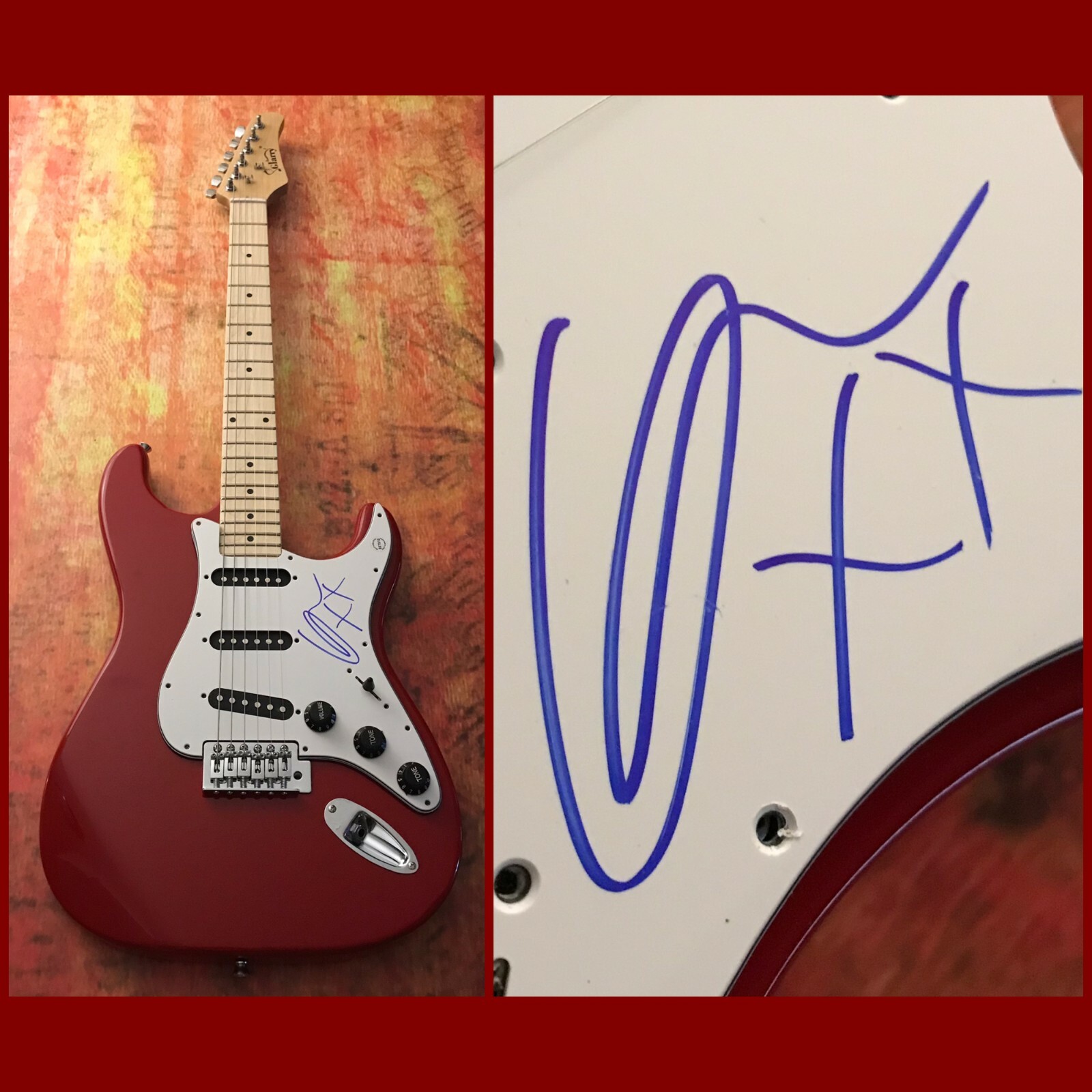 GFA Blood // Water & Darkside * GRANDSON * Signed Electric Guitar PROOF G3 COA