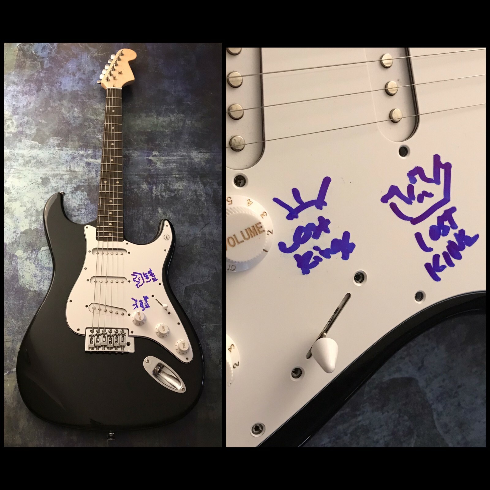 GFA Robert Abisi & Nick Shanholtz * LOST KINGS * Signed Electric Guitar L2 COA