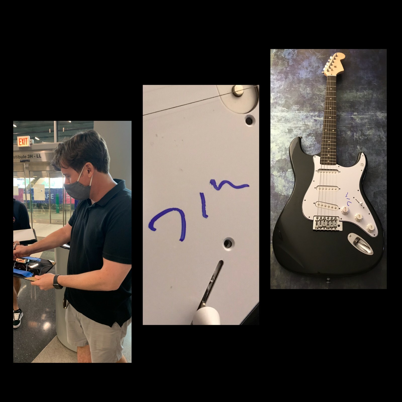GFA Jimmy Eat World Singer * JIM ADKINS * Signed Electric Guitar PROOF J2 COA