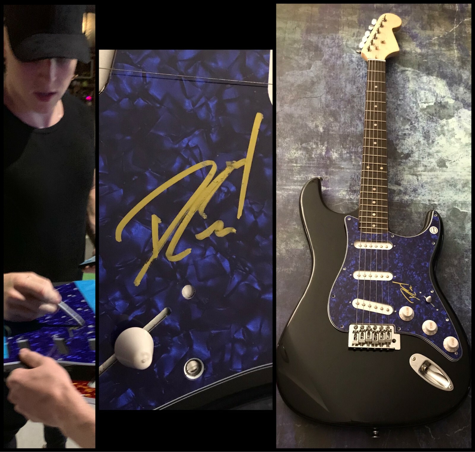 GFA From Ashes to New Singer * DANNY CASE * Signed Electric Guitar PROOF COA