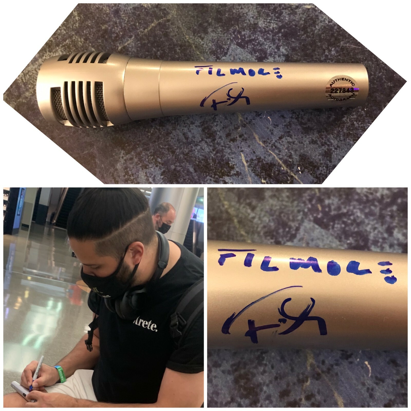 GFA Love That About You * TYLER FILMORE * Signed Microphone EXACT PROOF F1 COA