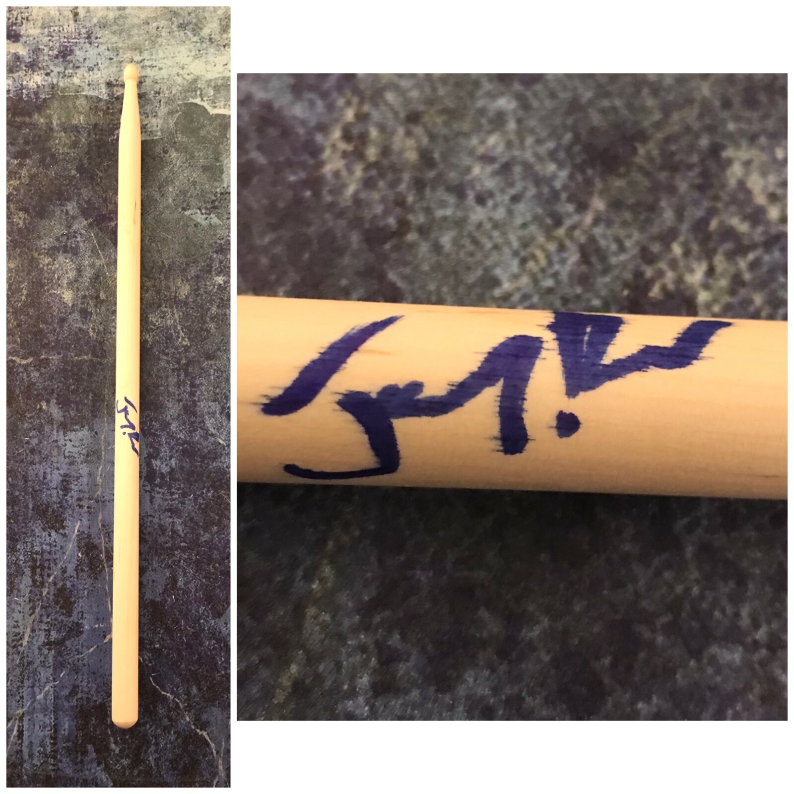 GFA Small Town Titans Drummer * JONNY ROSS * Signed Drumstick PROOF J2 COA