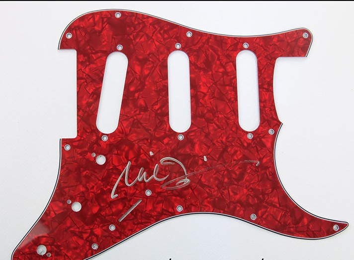 GFA Anthrax Frontman * NEIL TURBIN * Signed Electric Pickguard N1 COA