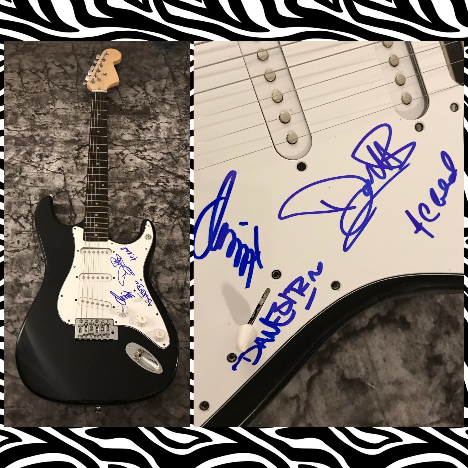 GFA The Reason Doug Robb x4 Band * HOOBASTANK * Signed Electric Guitar H4 COA
