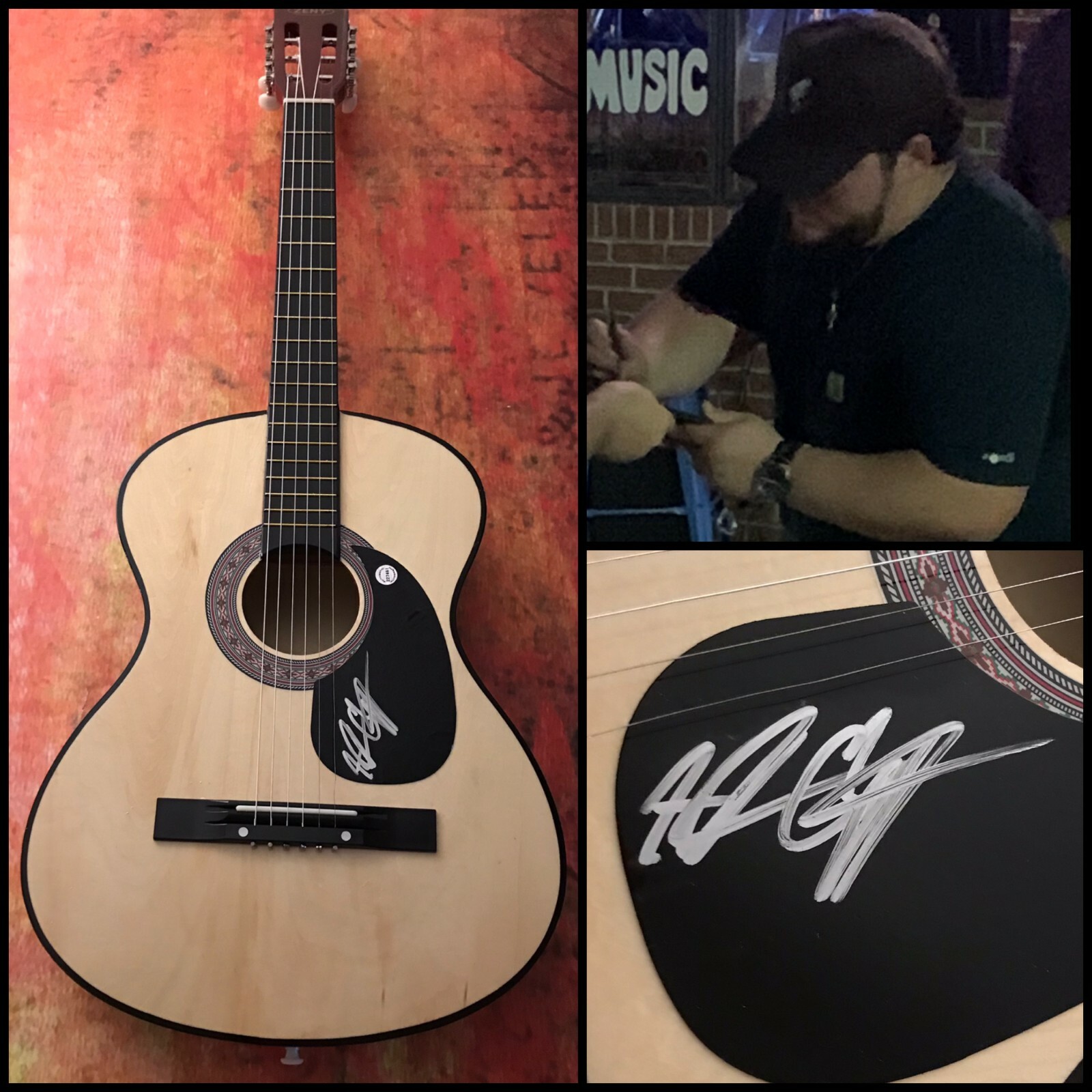 GFA Good As It Gets Star * HAYDEN COFFMAN * Signed Acoustic Guitar PROOF H1 COA