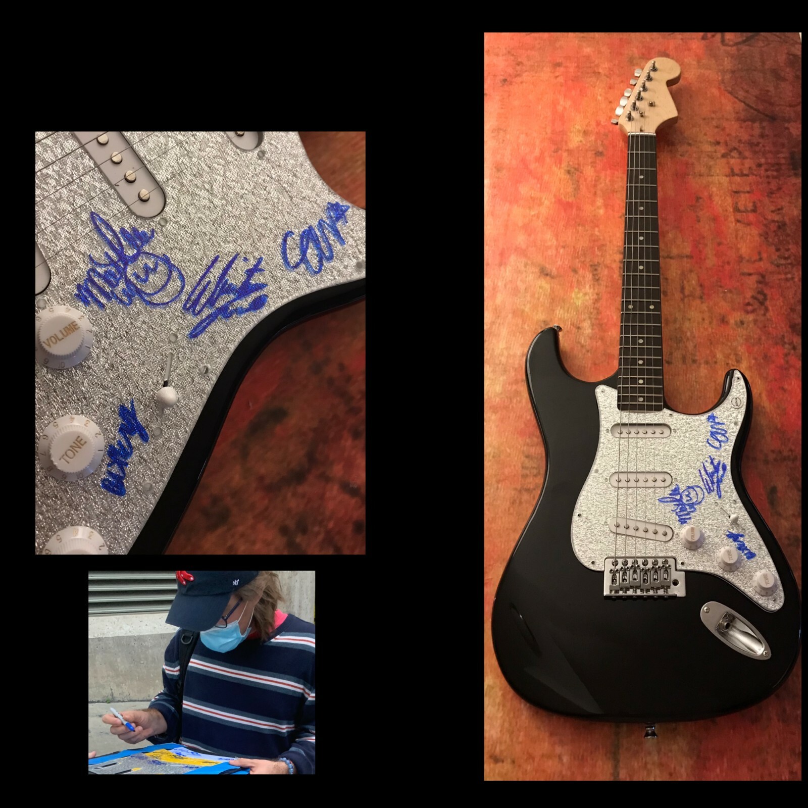 GFA Matthew Terry x4 Band * SUMMER SALT * Signed Electric Guitar PROOF S3 COA