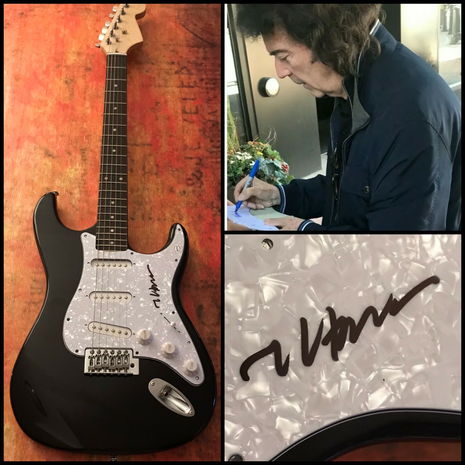 GFA Genesis Band Guitarist * STEVE HACKETT * Signed Electric Guitar PROOF S6 COA