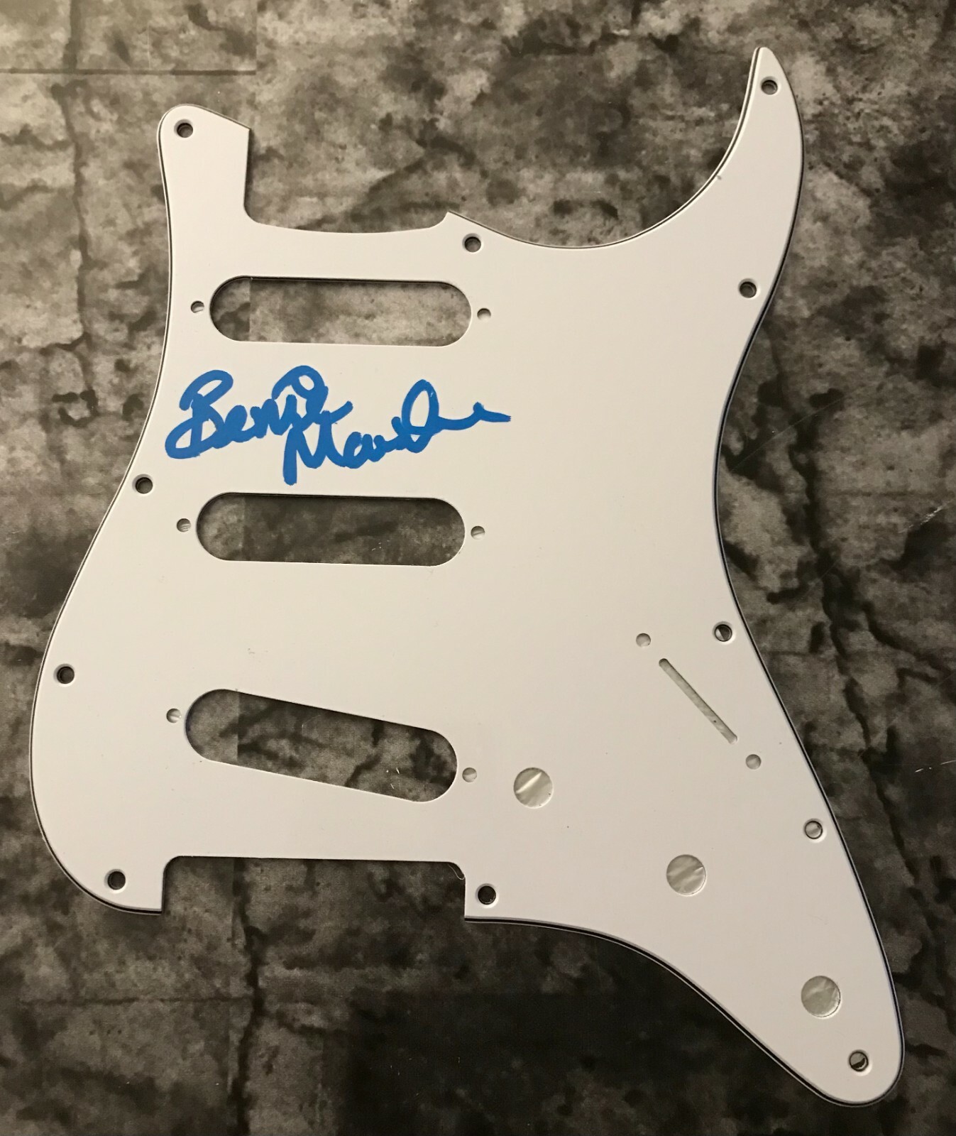 GFA Whitesnake Guitarist * BERNIE MARSDEN * Signed Electric Pickguard AD3 COA