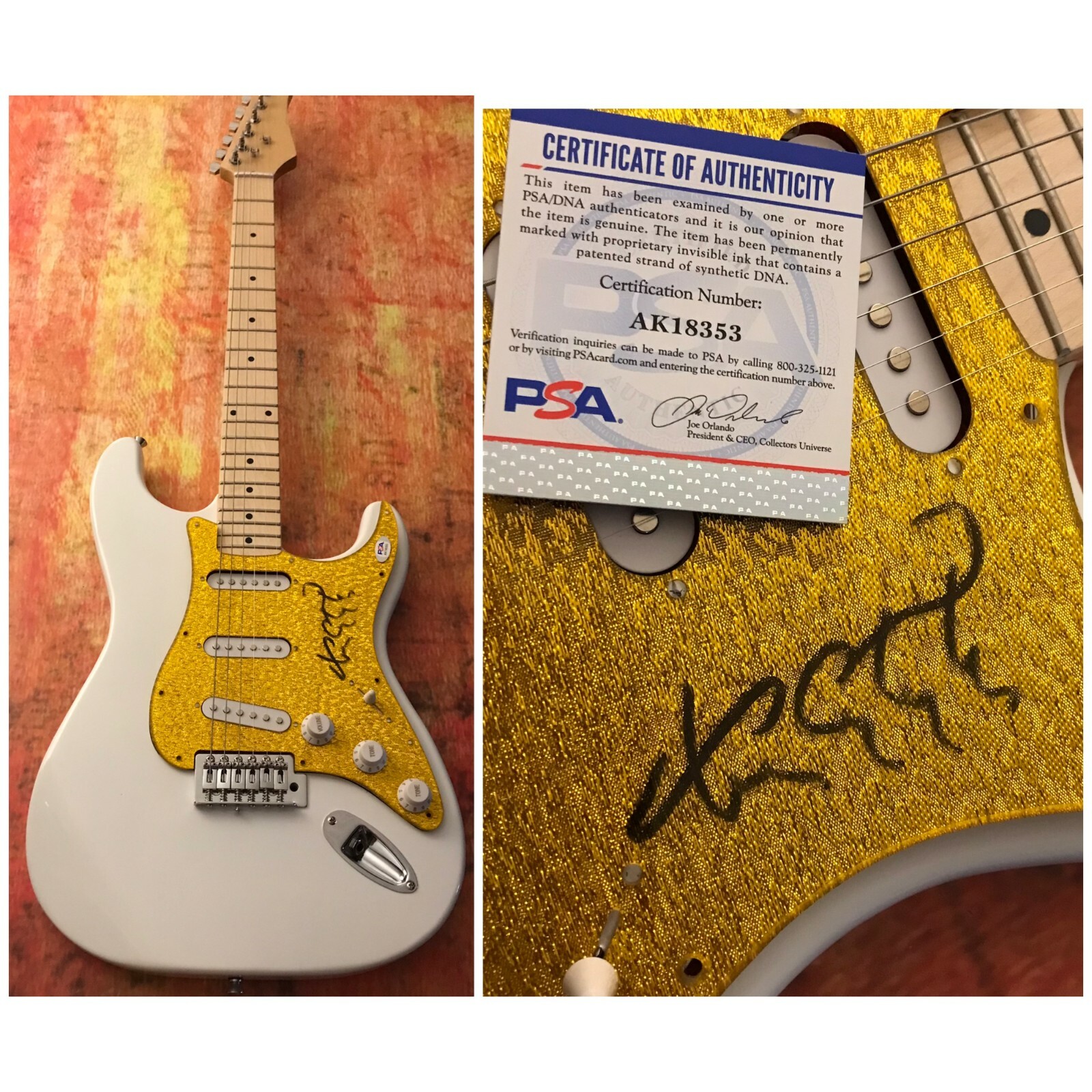 PSA/DNA Grateful Dead Band * TOM CONSTANTEN * Signed Electric Guitar COA