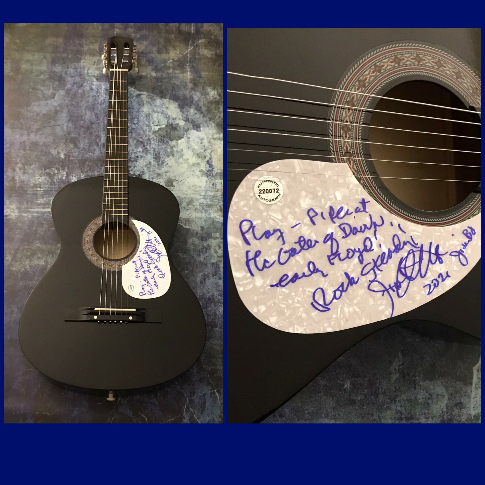 GFA Survivor Band Founder * JIM PETERIK * Signed Acoustic Guitar J3 COA