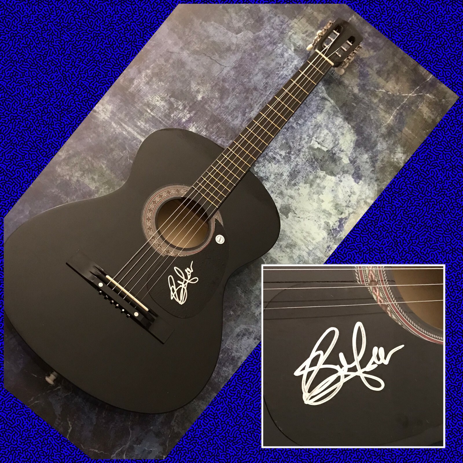 GFA Feeling Good Star * DEMUN JONES * Signed Acoustic Guitar D1 COA