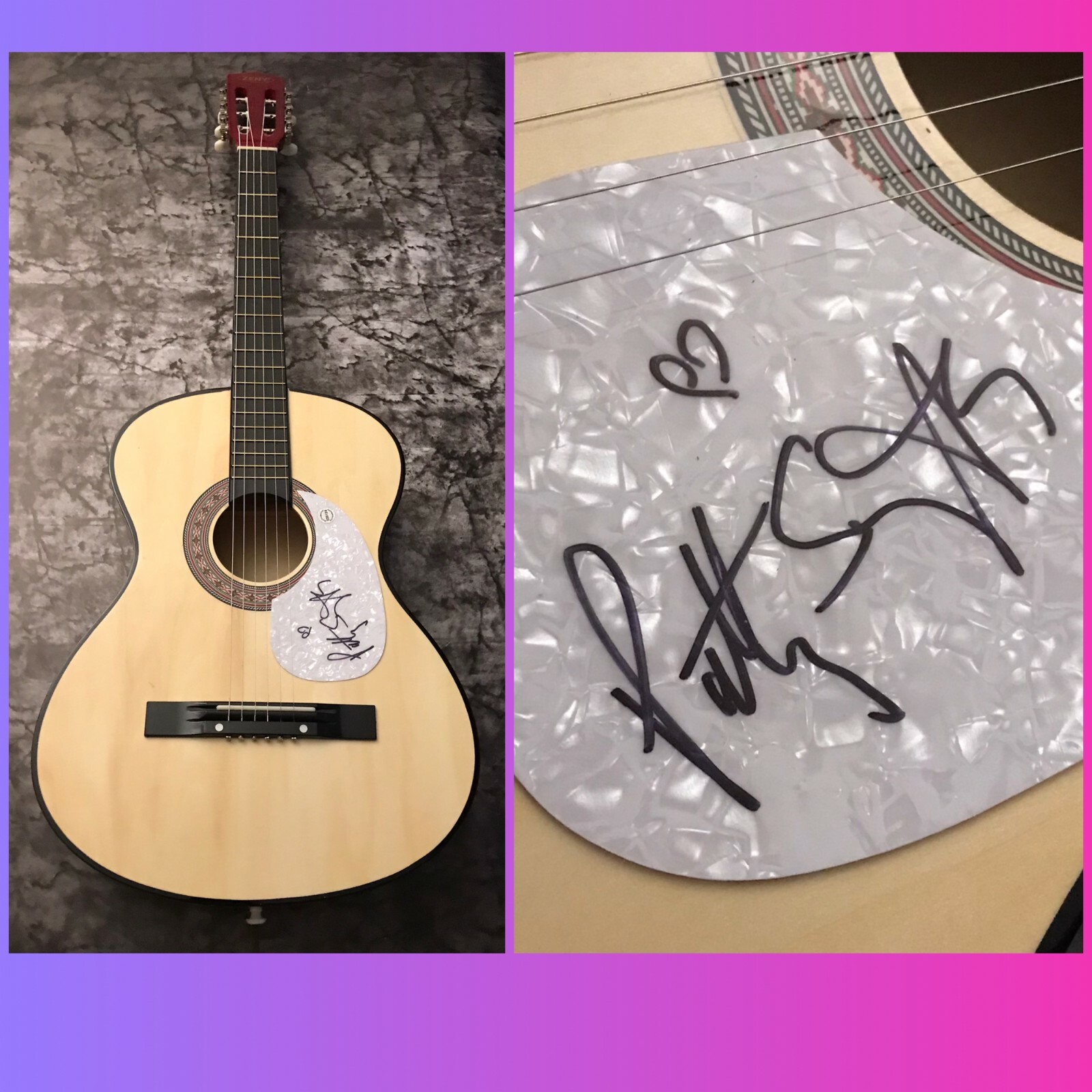 GFA Sometimes Love Just Ain't Enough * PATTY SMYTH * Signed Acoustic Guitar COA