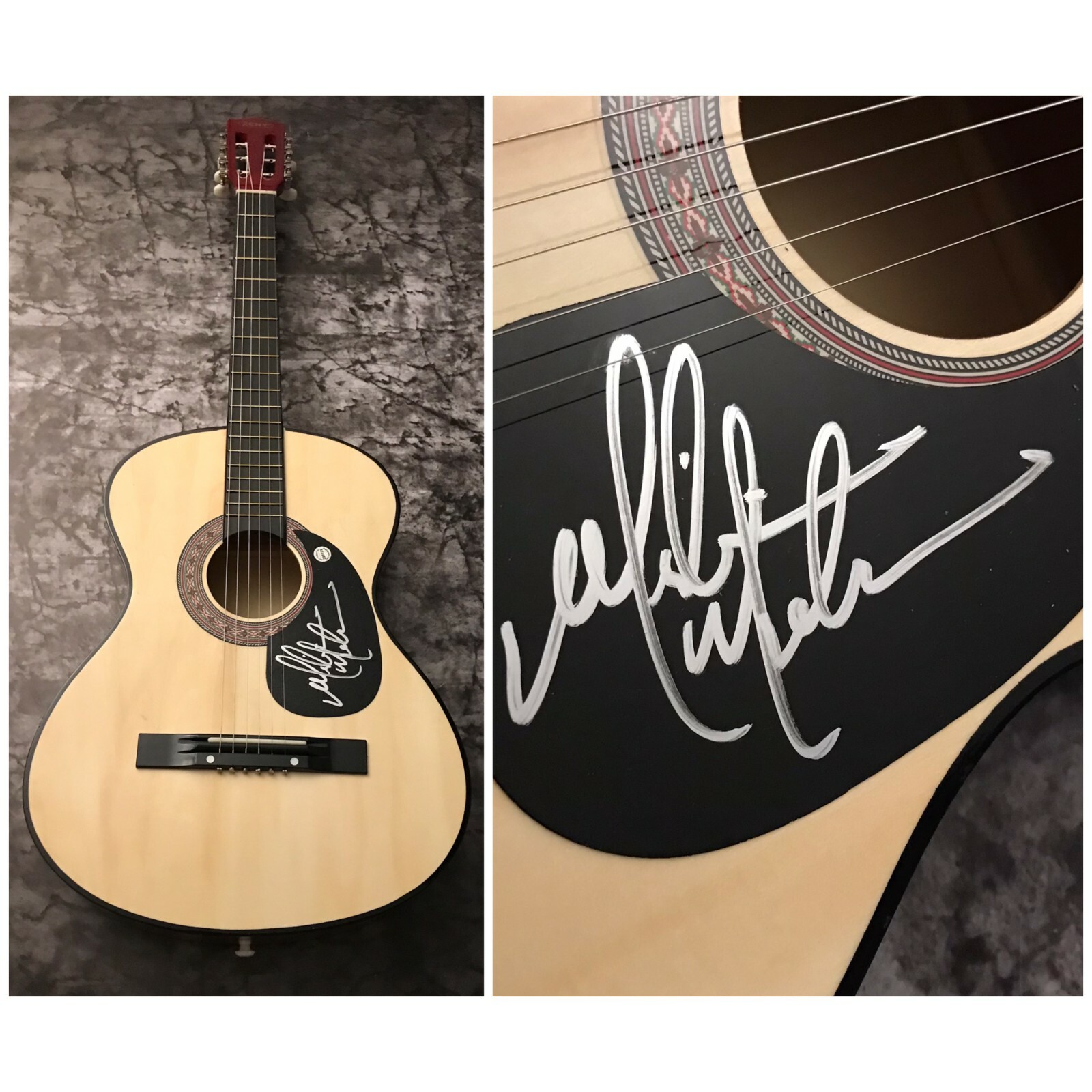 GFA and The Rusted Hearts * MILES NIELSEN * Signed Acoustic Guitar M1 COA