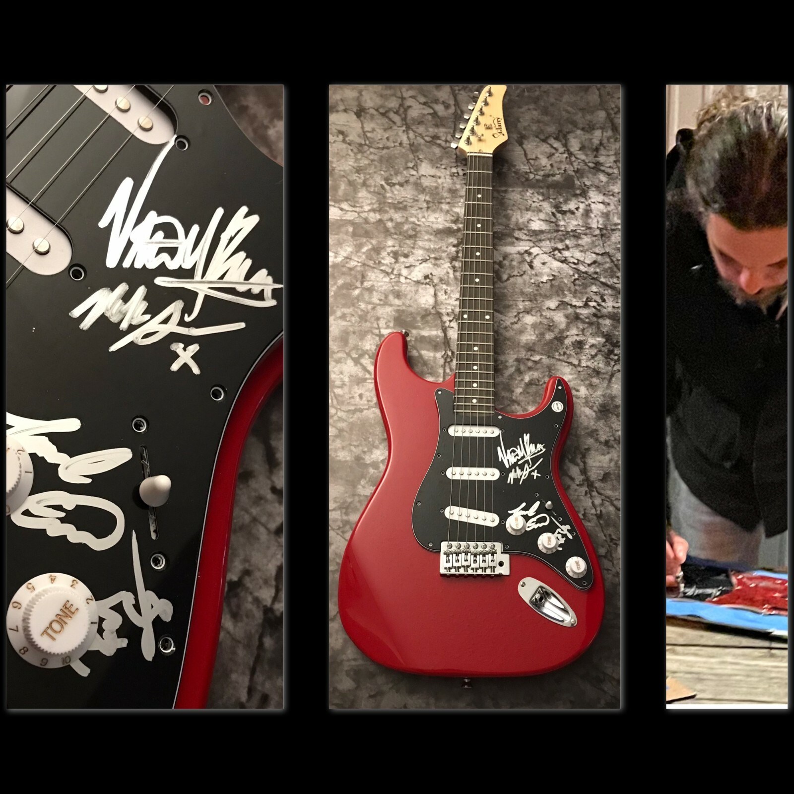 GFA Another Life x4 Band * ANY GIVEN SIN * Signed Electric Guitar PROOF A2 COA
