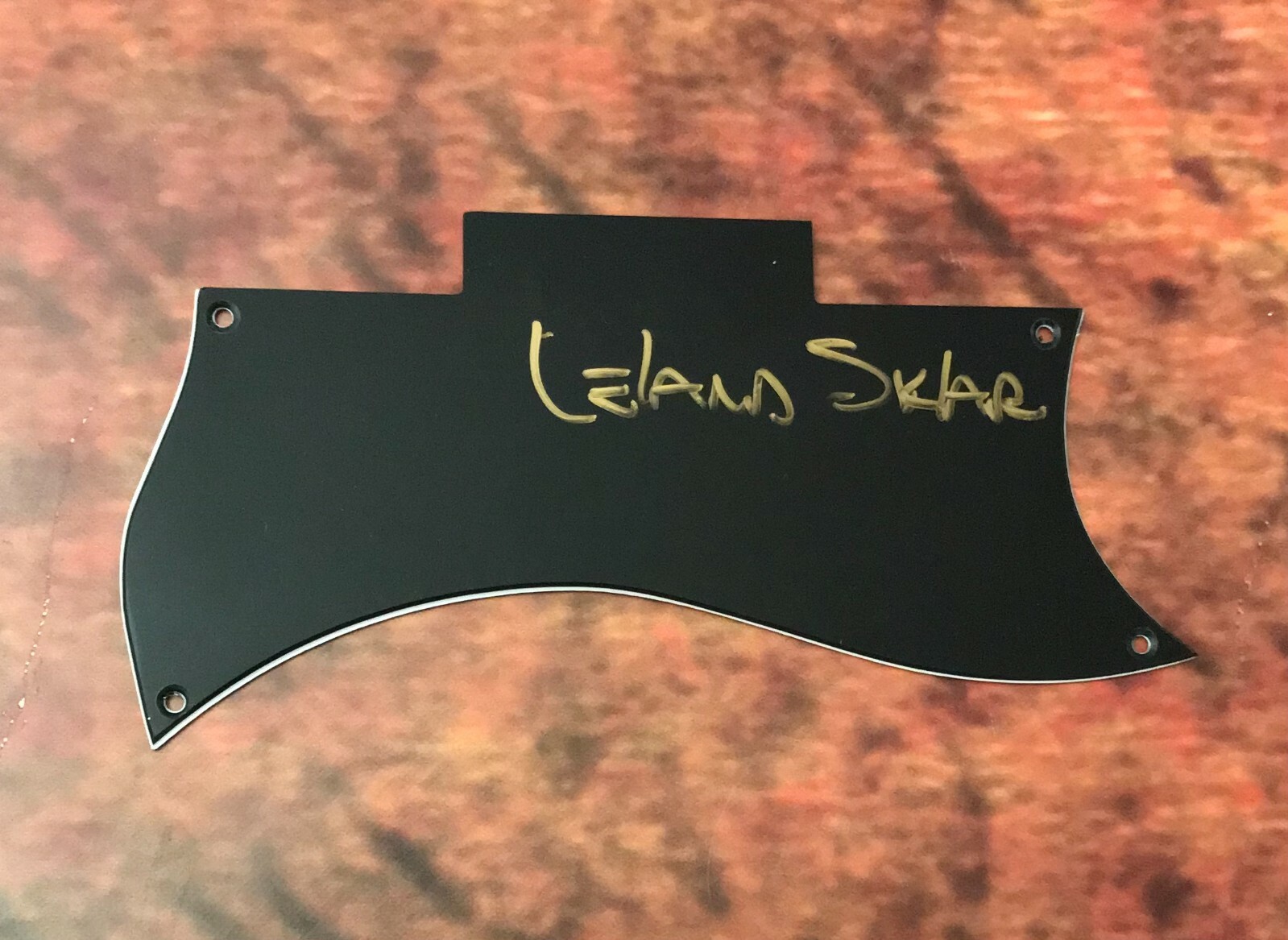 GFA The Section Bassist * LELAND SKLAR * Signed Gibson Les Paul Pickguard L2 COA