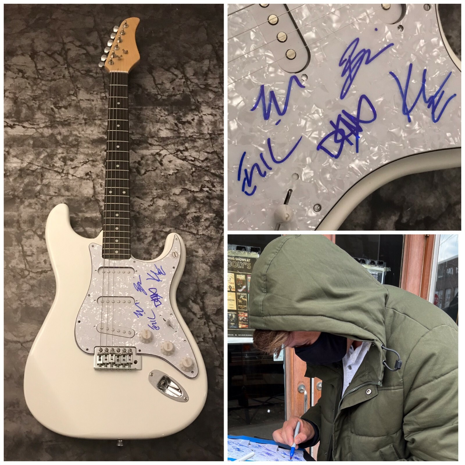 GFA I've Given Up on You x5 Band * REAL FRIENDS * Signed Electric Guitar COA