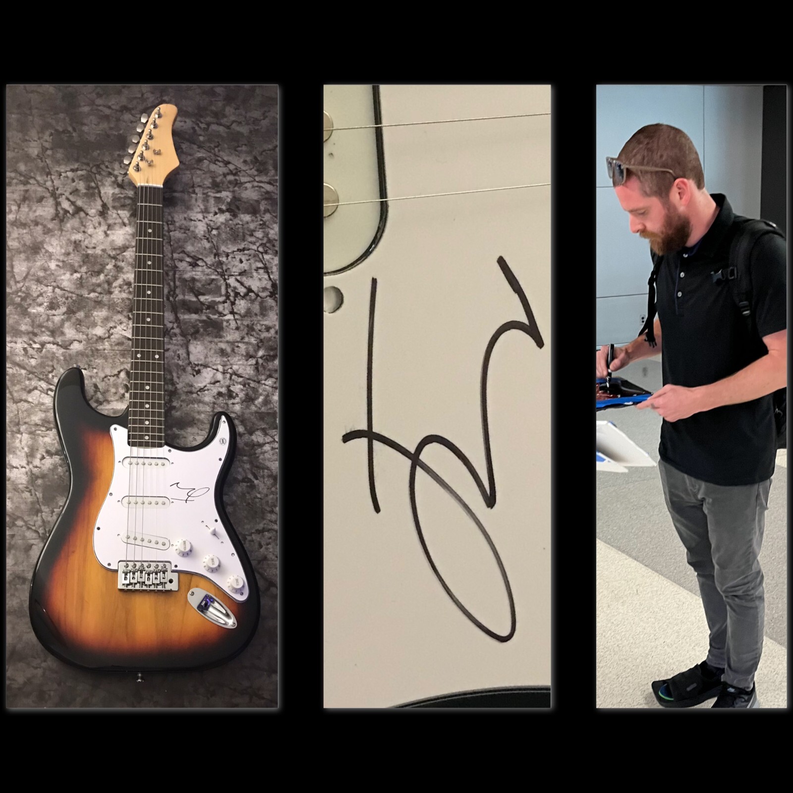 GFA Manchester Orchestra Band * ANDY HULL * Signed Electric Guitar PROOF COA