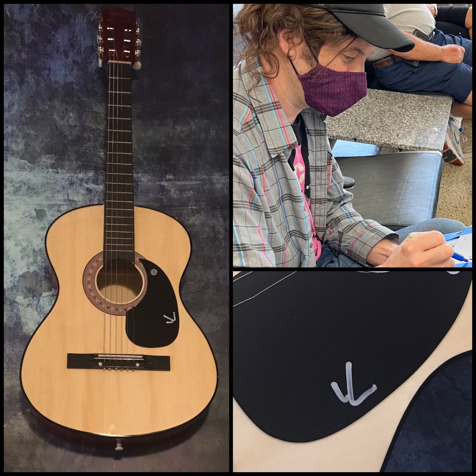 GFA Pretty Pimpin Star * KURT VILE * Signed Acoustic Guitar PROOF K2 COA