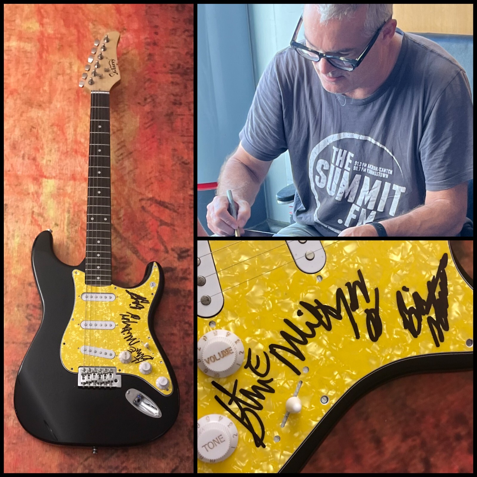 GFA Milo Aukerman x4 Band * THE DESCENDENTS * Signed Electric Guitar PROOF COA