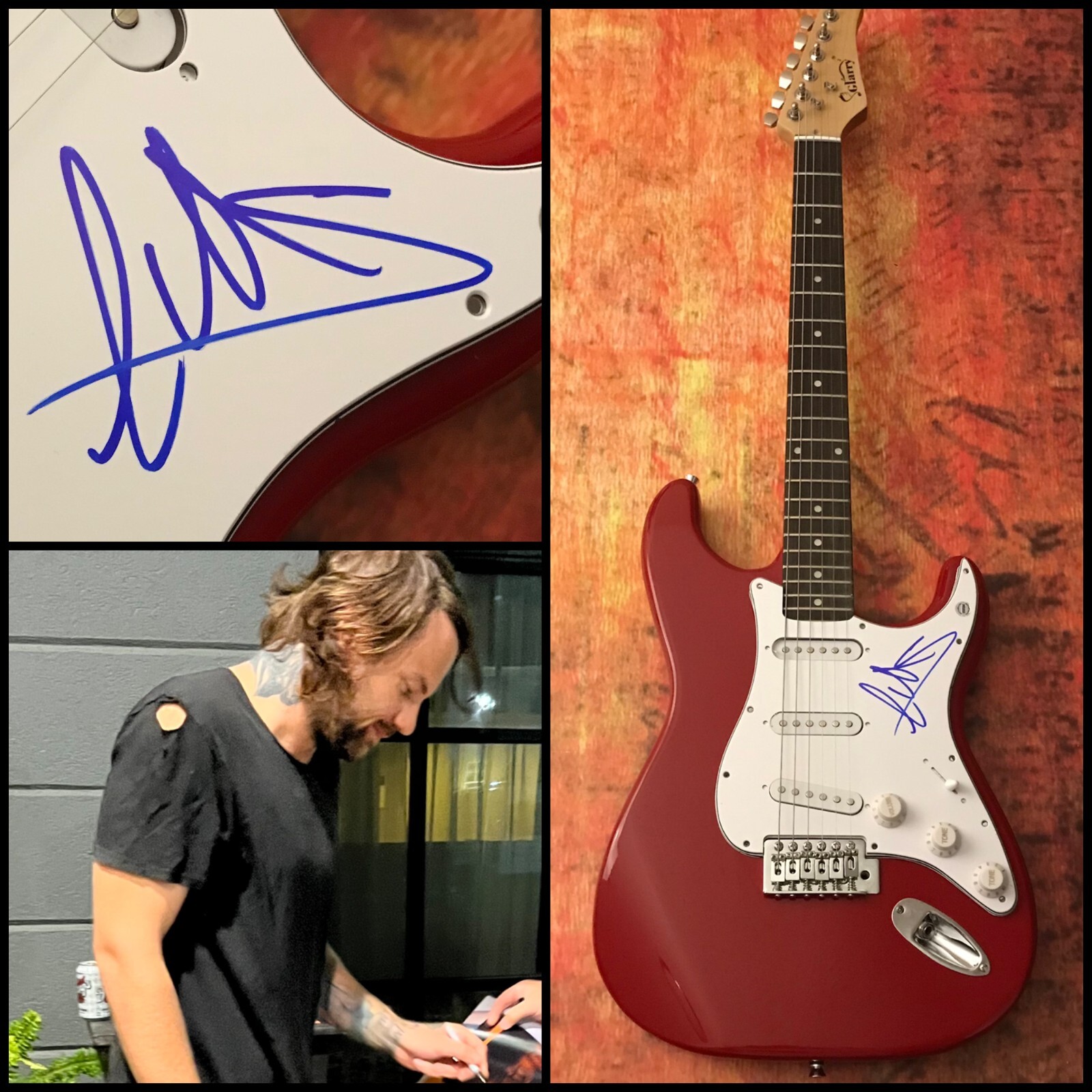 GFA Beartooth Band * CALEB SHOMO * Signed Electric Guitar PROOF C2 COA