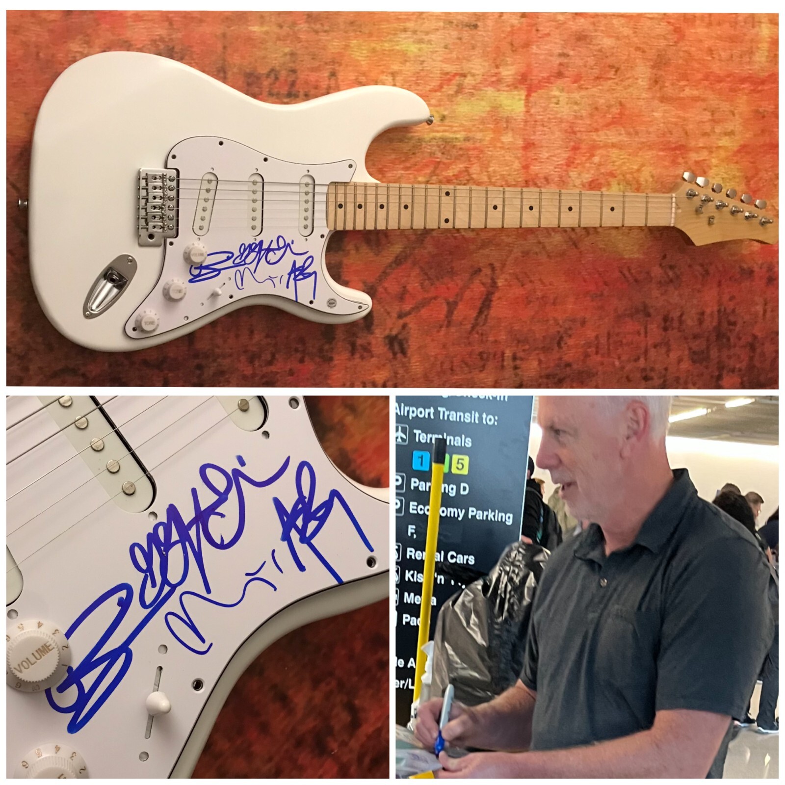 GFA Greg Graffin x5 Band * BAD RELIGION * Signed Electric Guitar COA