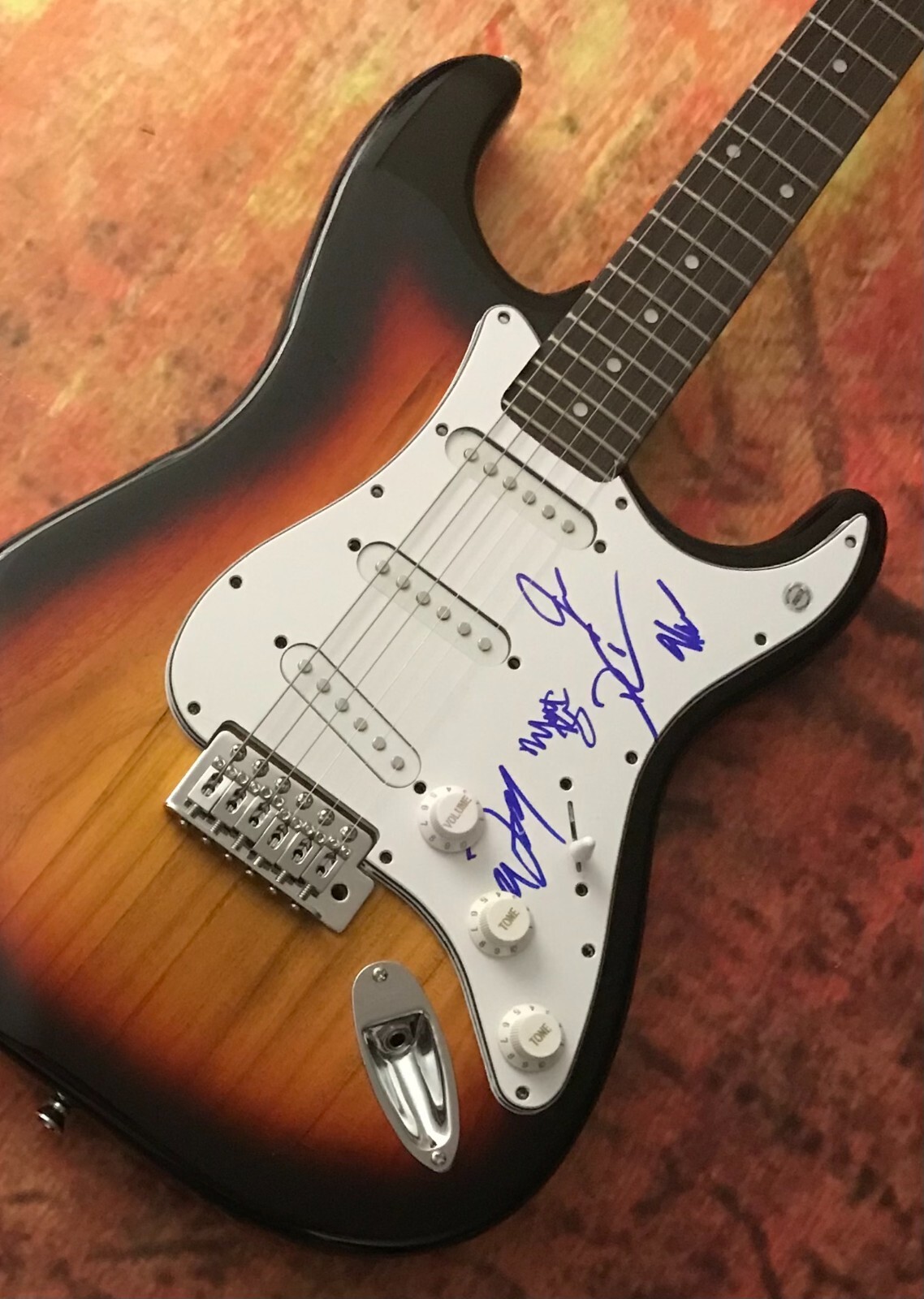 GFA After the Party x5 Band * THE WONDER YEARS * Signed Electric Guitar COA