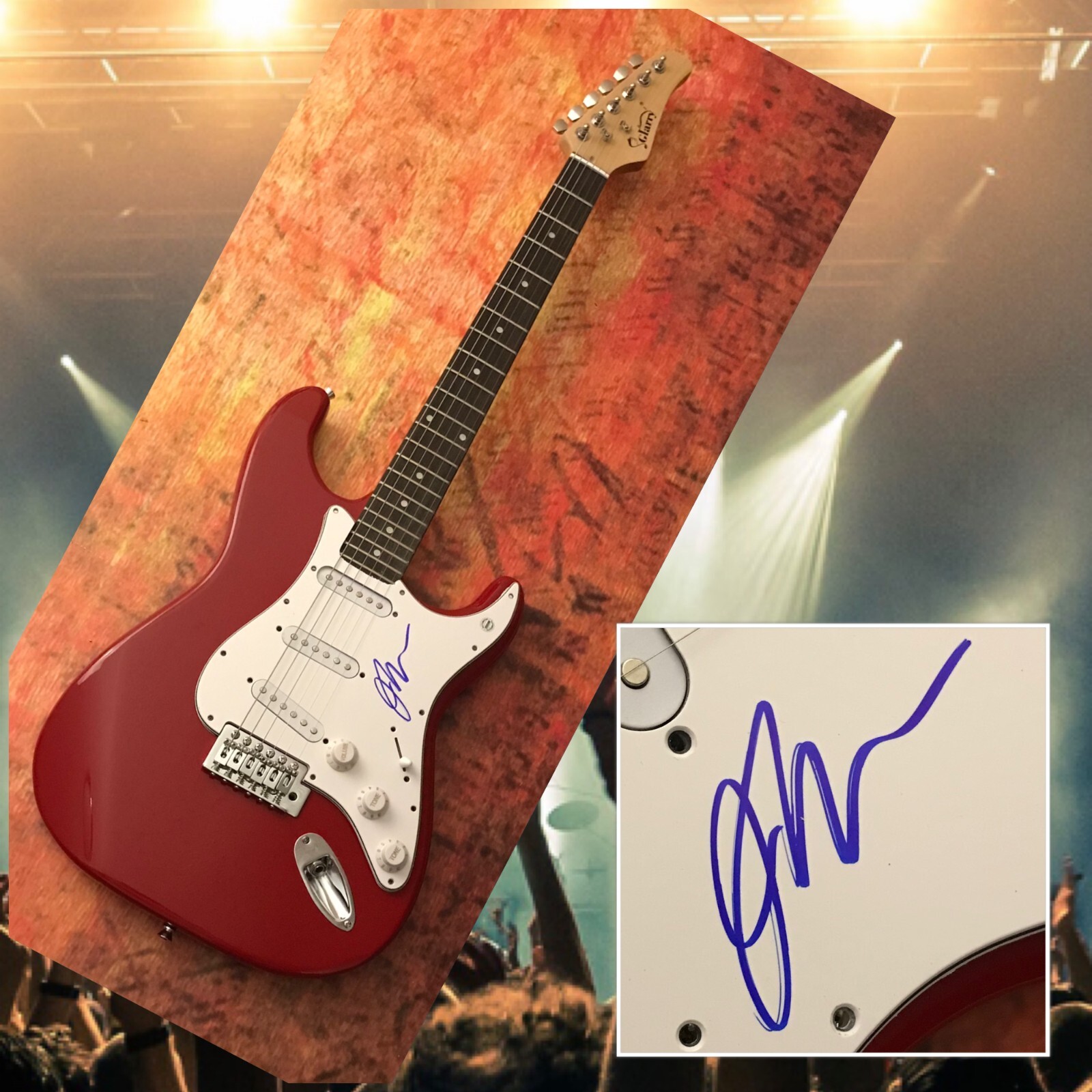 GFA Portugal the Man Star * JOHN GOURLEY * Signed Electric Guitar COA