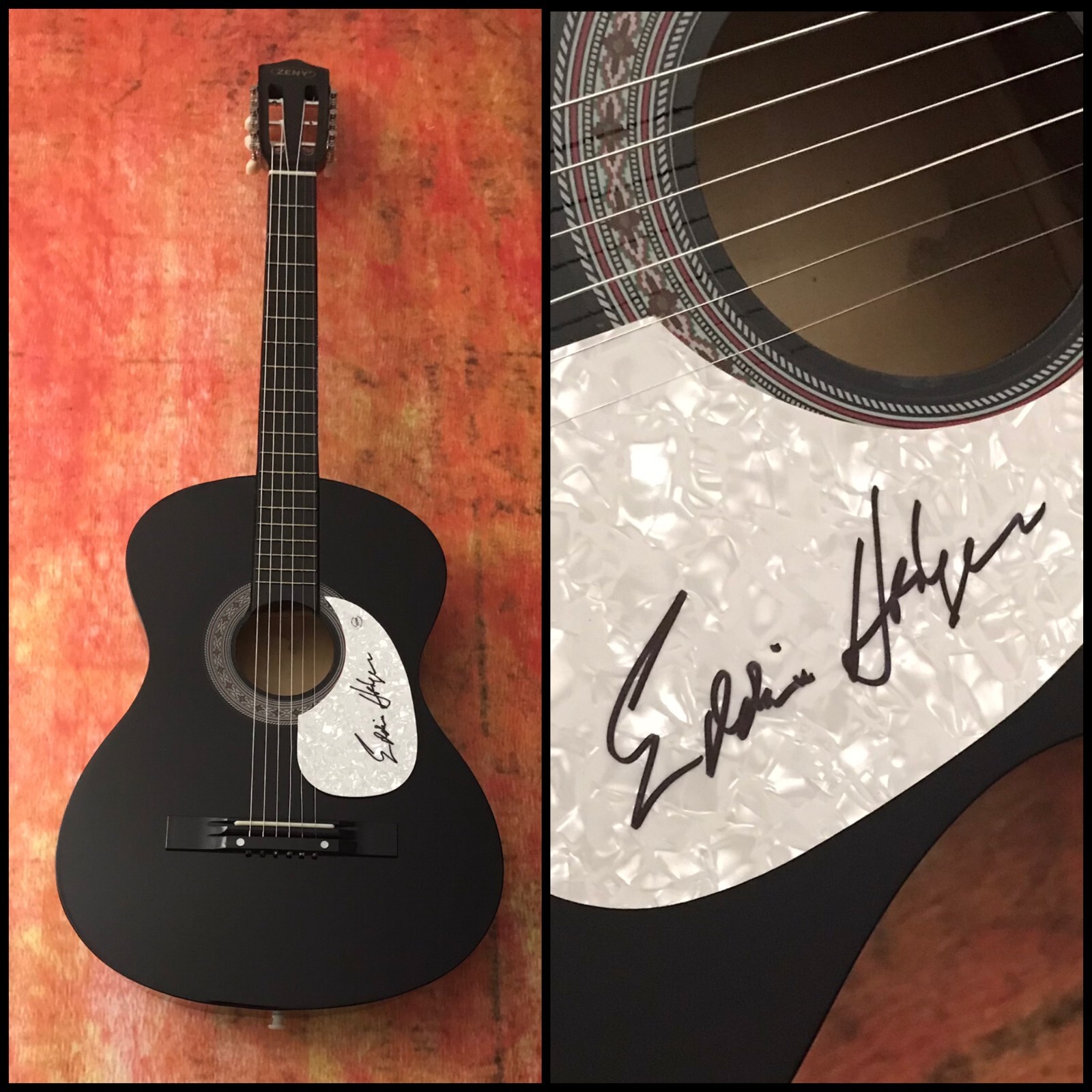 GFA I'm Gonna Knock on Your Door * EDDIE HODGES * Signed Acoustic Guitar E2 COA