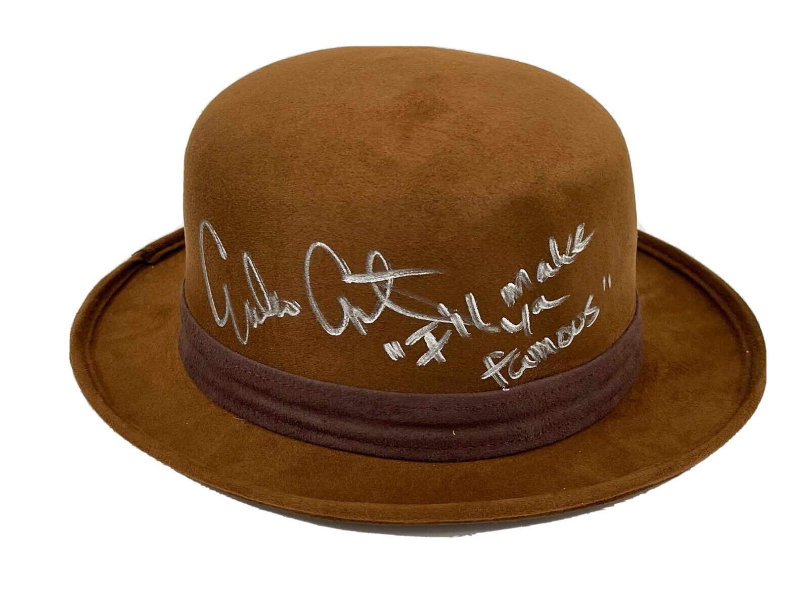 EMILIO ESTEVEZ SIGNED YOUNG GUNS HAT BILLY THE KID AUTOGRAPH INSCRIPT BECKETT 6