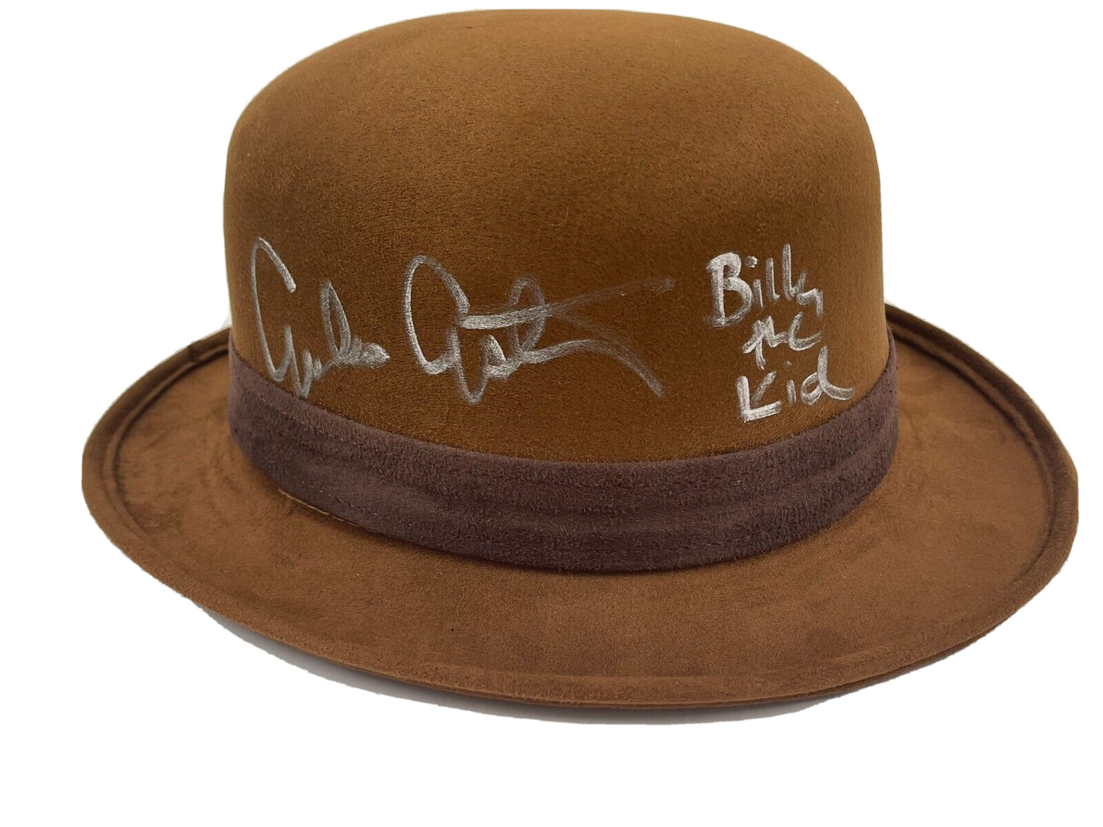 EMILIO ESTEVEZ SIGNED YOUNG GUNS HAT BILLY THE KID AUTOGRAPH INSCRIPT BECKETT 11