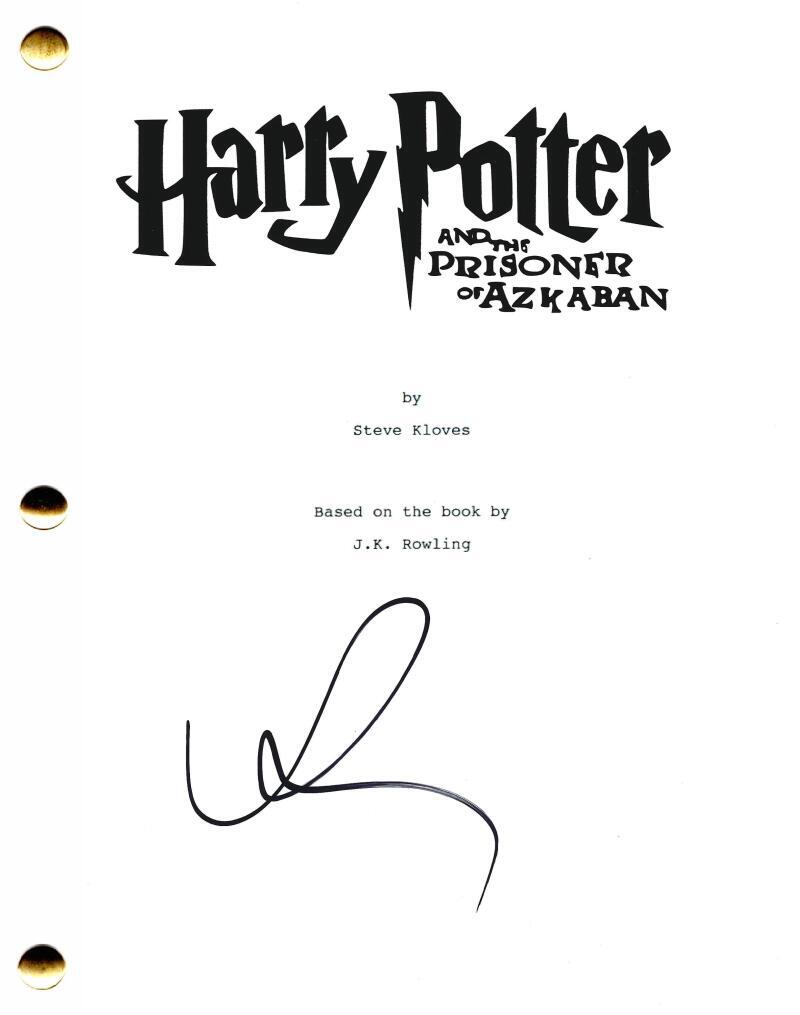 RUPERT GRINT SIGNED HARRY POTTER AND THE PRISONER OF AZKABAN SCRIPT AUTOGRAPH