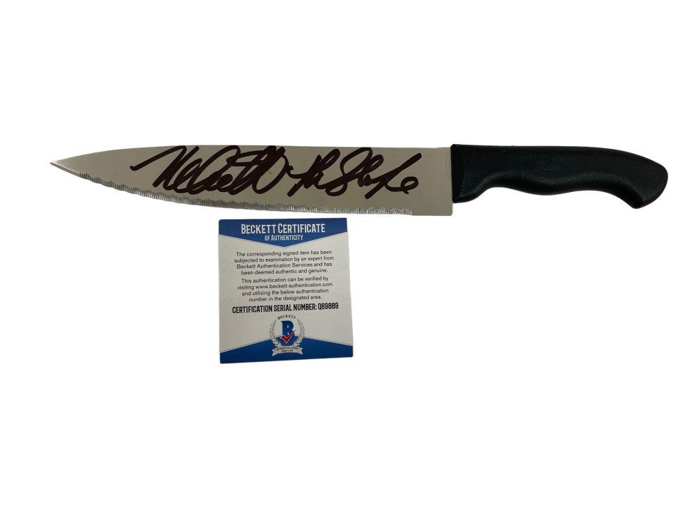 NICK CASTLE SIGNED KNIFE THE SHAPE HALLOWEEN 