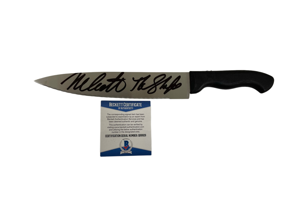 NICK CASTLE SIGNED KNIFE THE SHAPE HALLOWEEN 