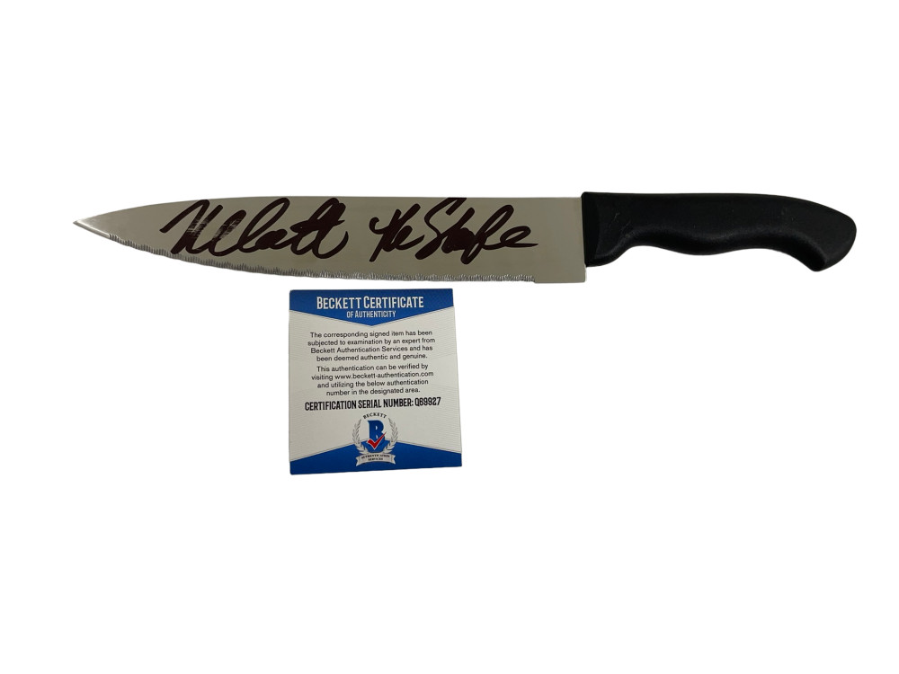 NICK CASTLE SIGNED KNIFE THE SHAPE HALLOWEEN 