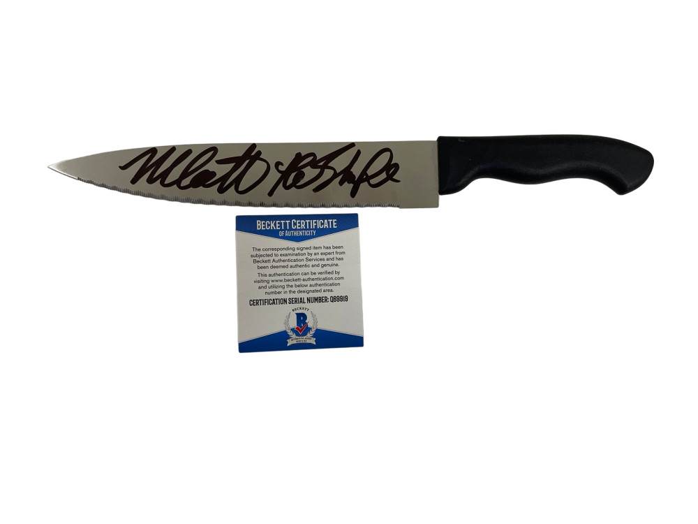 NICK CASTLE SIGNED KNIFE THE SHAPE HALLOWEEN 